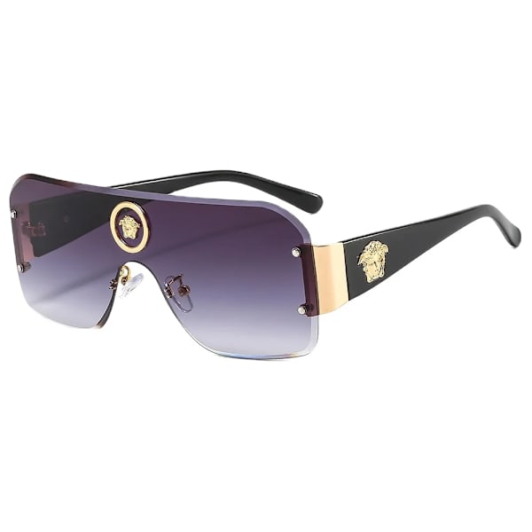 Personlige skønhedssolbriller med ét stykke kant, retro street foto ins solbriller fabrik engros C1 Fashion Sunglasses