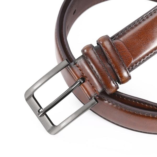 1/2/3/5 Simpel og trendy herrebælte med robust sort legering 1 stk