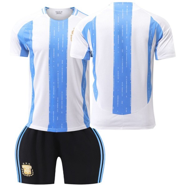 Ny 24-25 Argentina fotbollströja nr 10 stjärna hem 11 Di Maria 21 Dybala tröja No home number M