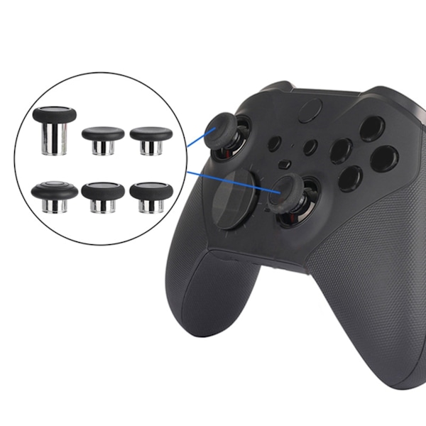 Controller 3D Analog Stick Cap, Tommelgreb, Udløser, D-Pad Knapholder til -Xbox One Elite Series 2