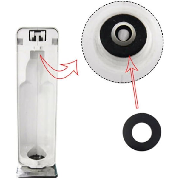 20 st O-Ring Kit Tätning för Sodastream Co2 Flaska Soda Club Blå Munstycke Reparation Tätningsring