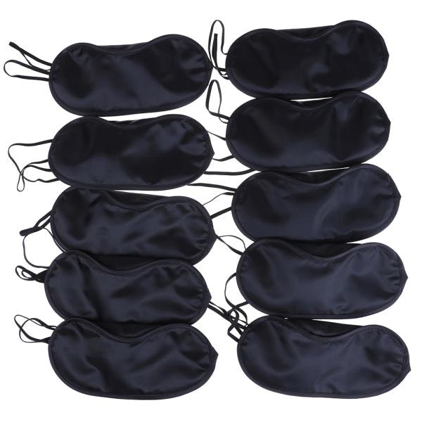 10 pcs Eye Mask Soft Padded Travel Night Sleep Blindfold