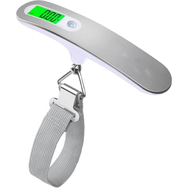 Luggage scale Electronic suitcase Portable scale Max 50Kg/110Lb(LB,g,Oz,kg) Tare function Lock weight Battery included for travel/mail/shopping