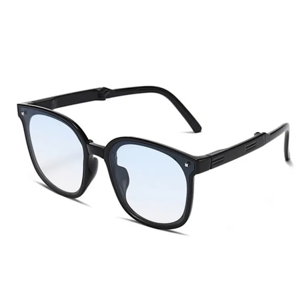 2024 Retro Sammenfoldelige Solbriller Med Taske Fashion Udendørs Kørsel Fiskeri Sammenfoldelige Solbriller til Kvinder og Mænd PC-C12 Fashion Folding Sunglasses