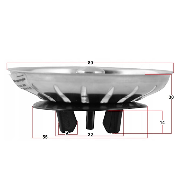 Silkurv / Silpropp for Ikea vask Atlant / Domsjö
