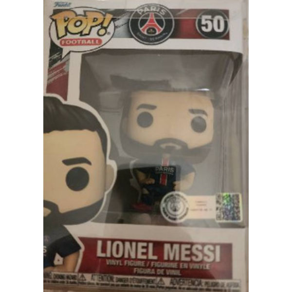 Messi Fotballdrakt Q-Versjon Actionfigur og Samlemodell - Optimalisert for 2024 pop50 Paris Saint-Germain Messi