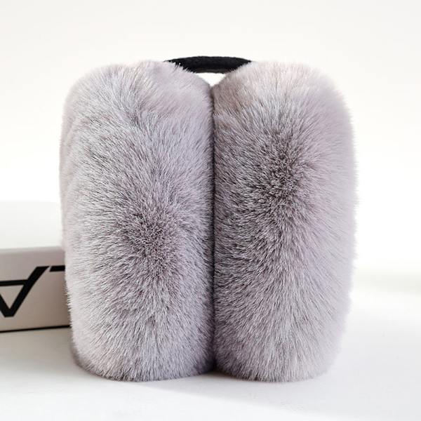 Plys ørevarmere til at holde varmen Behagelige unisex ørevarmere Grey