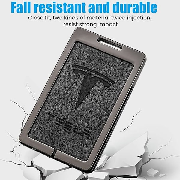 Nøkkelkortlomme for Tesla Model 3 Model Y - Silikon