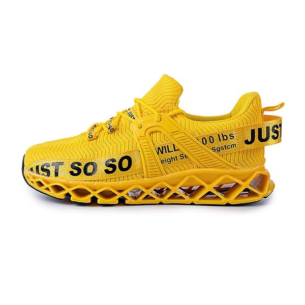 Hengittävä juoksukengät Blade Slip on Sneakers Miehet Keltainen Koko 41 keltainen yellow 25.5cm