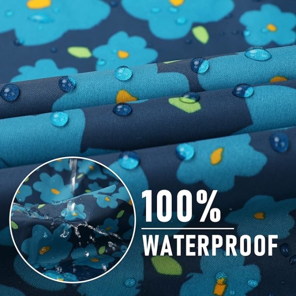 Regnponcho för barn Återanvändbar unisex vattentät regnkappa