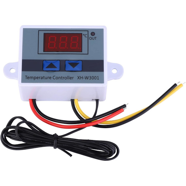 12V termostat 12V temperaturswitch DC 12V 120W digital temperaturkontroll termostatswitch med vattentät sensorprob