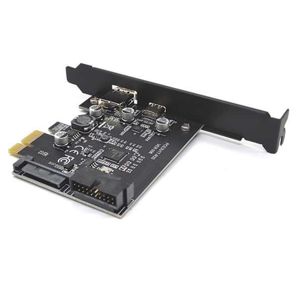 Usb3.0 Typ-C PC Front Chassi Adapterkort Typ C Positiv Negativ Kontakt Renesas D720201 Master Chip för 19-stifts PCI-E X1