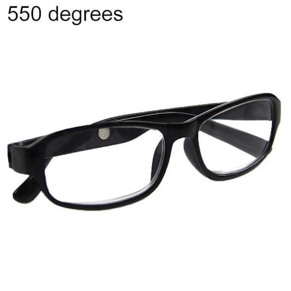 Läsglasögon +4,5 +5,0 +5,5 +6,0 grader Optiska linser Glasögon Glasögon qd bäst Svart Black 5.5