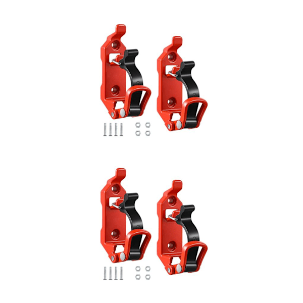 1/2/3 2-pack/parti Fäste för takräcketillbehör Väggmontering Orange Orange 2Sets