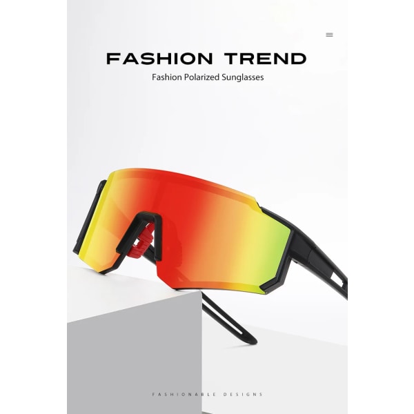 2024 Fabrik Engros Udendørs Cykel Sports Solbriller Løb Rejse Polariseret Uv400 Solbriller Unisex C7 Professional sports sunglasses