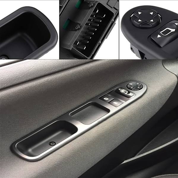 6554QC 207 Citroen C3 Picasso vindusheisbryter venstre side