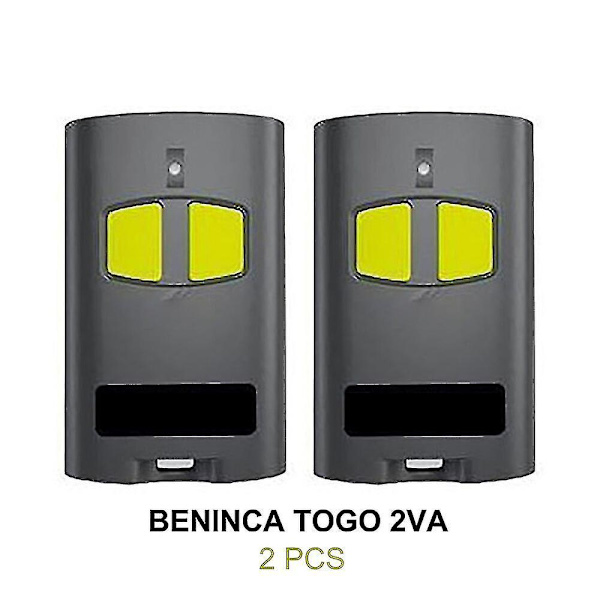 Beninca To Go 2wv 4wv 2va 4va Cupido-2 Cupido-4 Garagedörrs fjärrkontroll Ersättning 433.92mhz Rullande Kod Pilot Beninca Grinden-a db 2pcs BENINCA