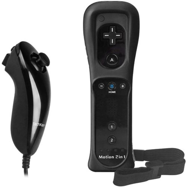 2x 2 i 1 Integreret Wiimote Motion Plus Controller og Nunchuk