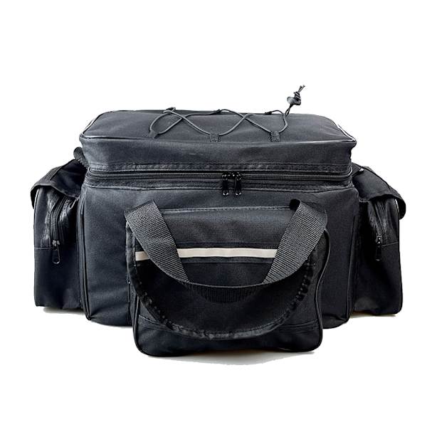 Utendørs fiskeoppbevaringspose fiskepose messenger bag