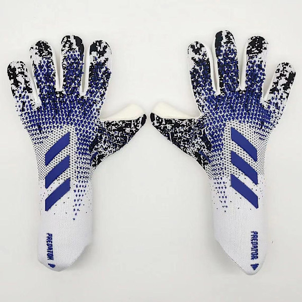 Professionella vattentäta halkfria handskar i silikon och latex för fotboll, vuxna och barn #1 - Perfekt blå och vit blue and white 6