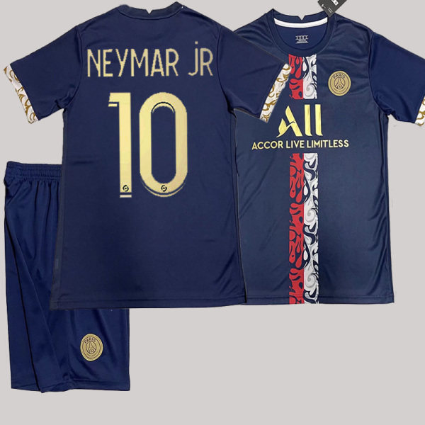 22-23 Paris special edition fotbollsträningsdräkt 30 Messi nr 7 Mbappe nr 10 Neymar fotbollströjeset Paris Special Edition No. 10 18#