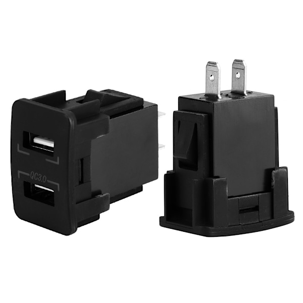 Dobbel QC3.0 Hurtiglading Dobbel USB-Lader Sokkel Modifikasjon For Telefon (Grønn) 0.1