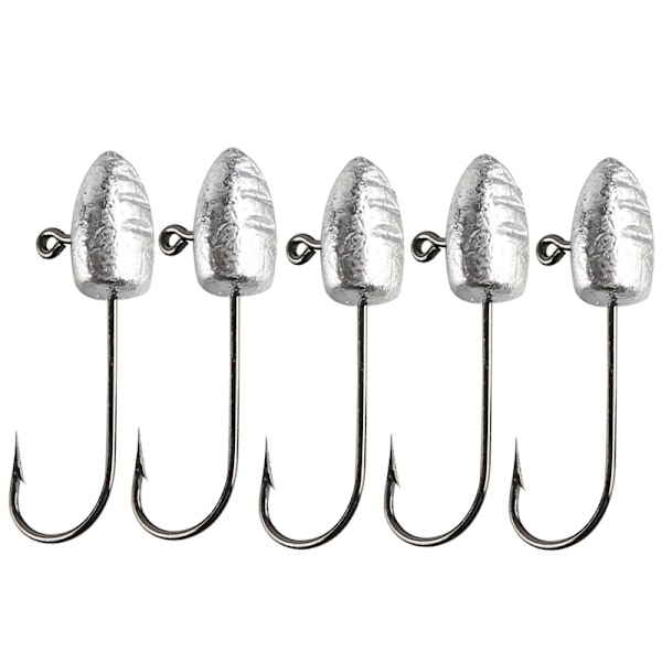 Set med 10 jigghuvuden för öringfiske, zander, Jig Head krokar