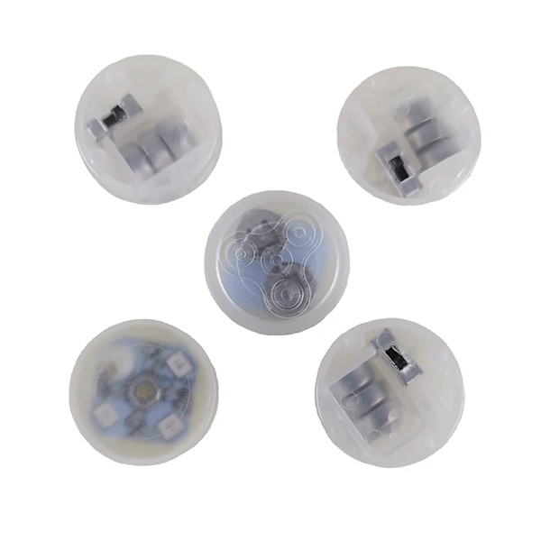 10 stk. DIY LED-lyssæt DIY små lysende lys mini batterilampe til dukke RGB