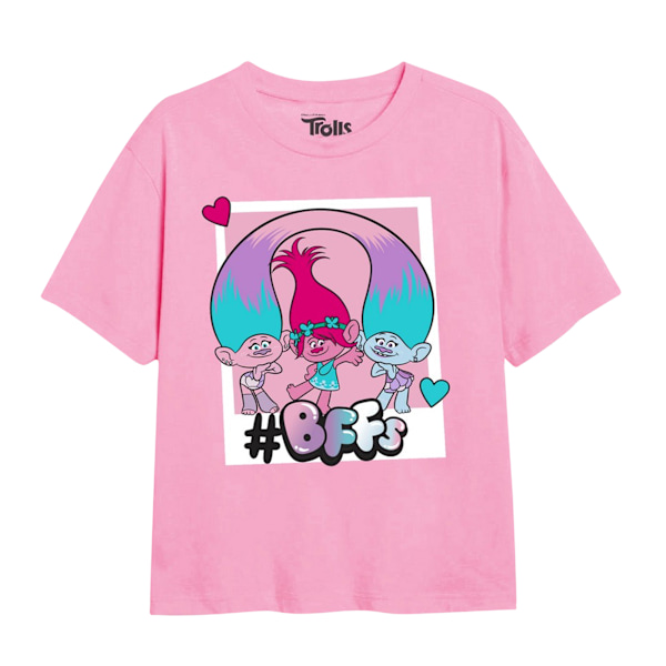 Trolls Girls Bff Polaroid T-skjorte 9-10 år Lys rosa Lys rosa Light Pink 9-10 Years