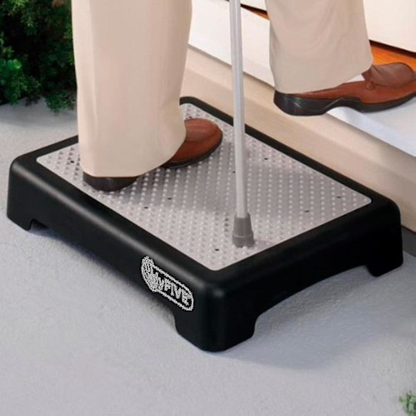 Hyfive Anti-Slip Udendørs Halvtrin Ældre Handicappede Dør Gå Udendørs Trin Platform, Dør Walki