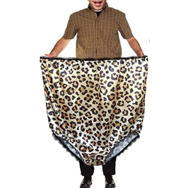 Nye morsomme store truser Mama truser Plus Size Granny truser for kvinner menn - Perfekt Leopard print