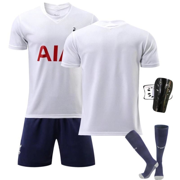 Fotballdraktsett Tottenham hjem hvit nr. 10 Kane nr. 7 Son Heung-min med sokker fabrikkvarer 21-22 Size 7 with socks 20#