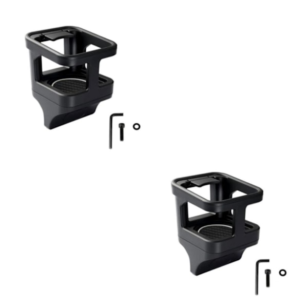 1/2 Musta Sisätilan Lisävarusteet Jimnylle Kestävä Mukiteline 2PCS