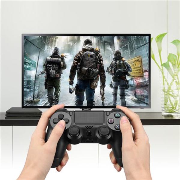 Yleinen langaton Bluetooth-ohjain PS4:lle (musta)