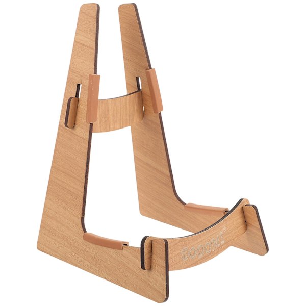 Gitarstativ i tre, gulvstativ for gitar, stativ for ukulele, oppbevaringsstativ