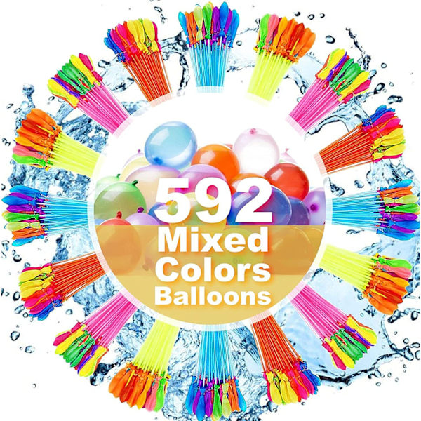 592 st självslutande snabba vatteninjektionsballonger party flush ga