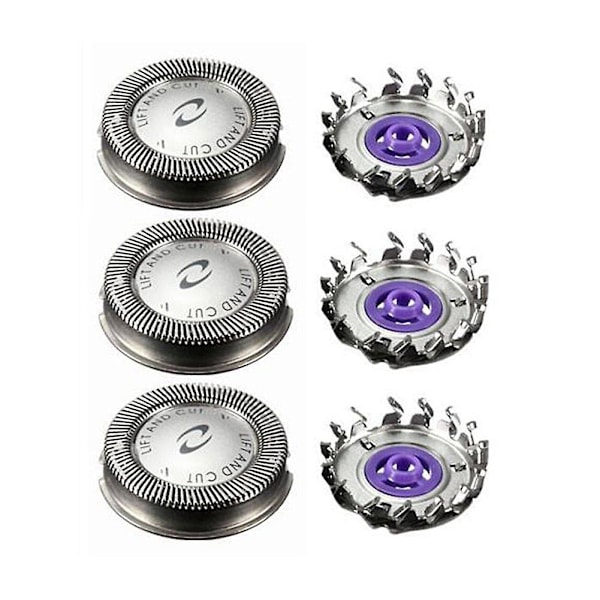 Hoder til barberhode for Philips Norelco HQ3 HQ4 HQ55 HQ56 HQ6900 HQ6868 HQ6874 barberblad silver