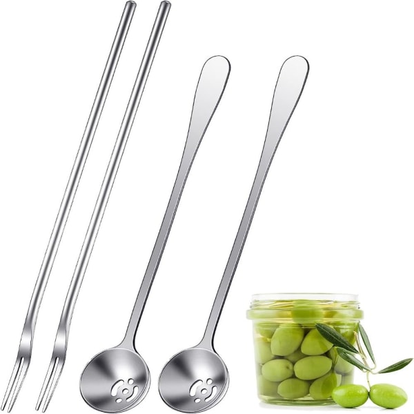 4 st Pickle Fork Oliv Sked SKED SKED spoon