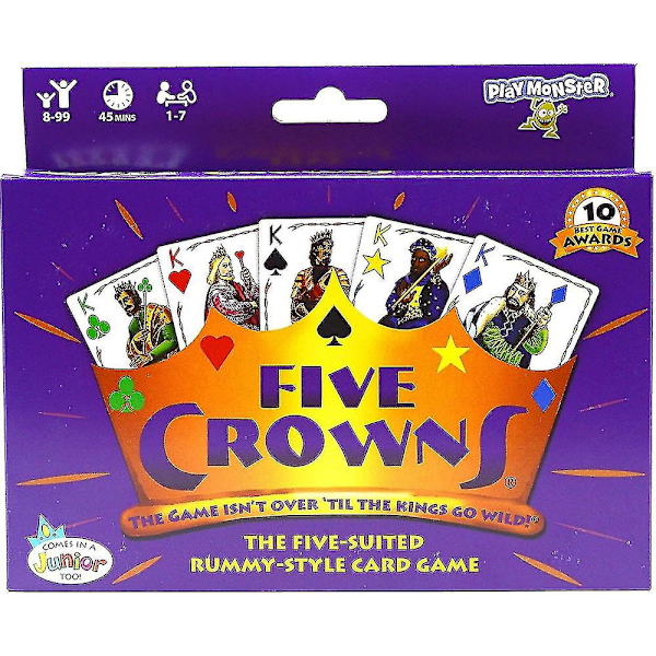 Five Crown Card Games Familiekortspil - Sjove spil til familiespilaften med børn