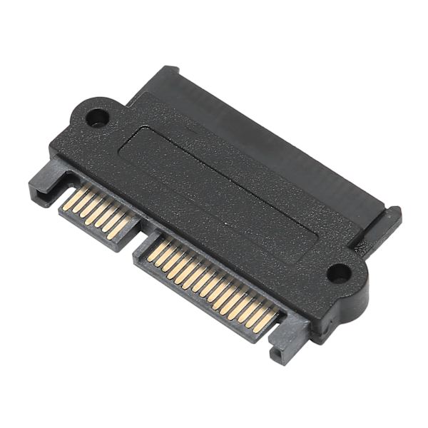 Adapter SAS till SATA-port Hårddisk till moderkort 15PIN-omvandlare SFF8482 Svart plastskal (ShootThrough（10310） ) 0.1