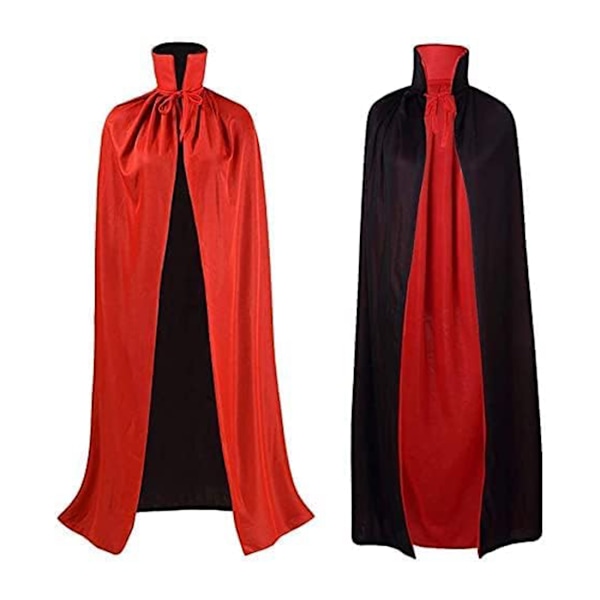 Unisex vuxenkappa med huva, Halloween jul kappa, vampyr häxkappa, cosplay kostym, barnkappa, huvad kappa för Halloween,