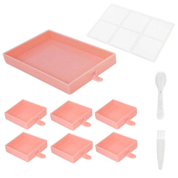 Diamantmaleri Kit Diamantmaleri ROSA SET 1 SET 1 pink pink set 1-set 1