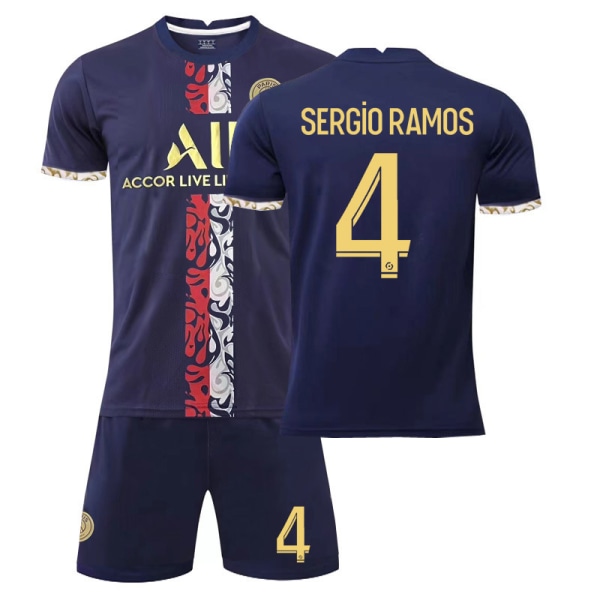 23 Pariisin harjoituskulta nro 30 Messi paita nro 7 Mbappe nro 10 Neymar jalkapalloasu Special Edition No. 4 XL