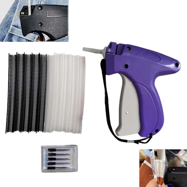 Stitch Quick Garment Fixer, Mini Handhållen Symaskin, Quilt Fixing Stitch, Fållverktyg, Micro Tagging Stitch Tool för Kläder Purple