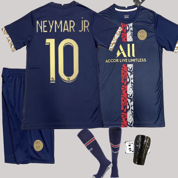 22-23 Paris special edition fodboldtræningstøj 30 Messi nr. 7 Mbappe nr. 10 Neymar fodbolduniformssæt Paris Special Edition No. 10 18#