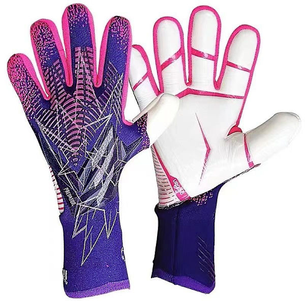 Professionella vattentäta halkfria handskar i silikon och latex för fotboll, vuxna och barn #1 - Perfekt lila purple 8