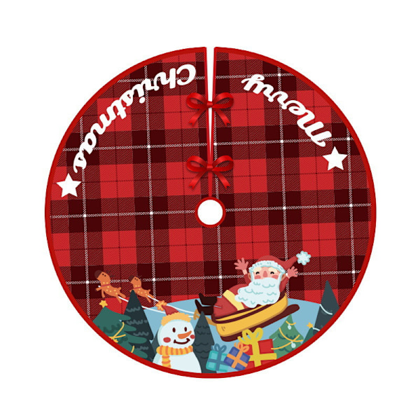 Julklappsdekorationer Sammet Julgranströja Julgran Matta Gammal Älg Julgranströja 12