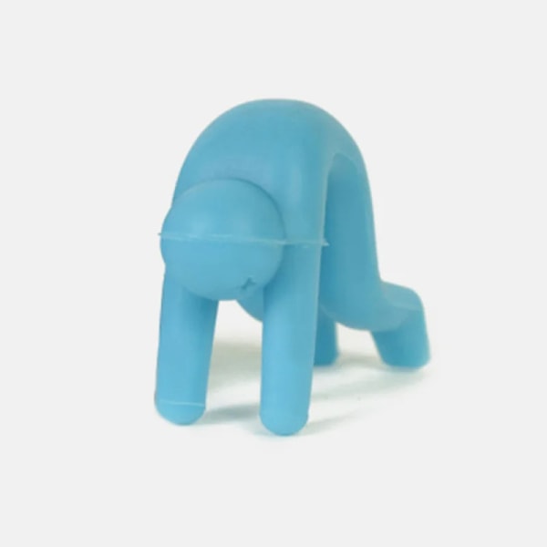 Silikoninen tukipannun alusta Potti kannen pidike Anti-Overflow Pot Clip Kitc Blue