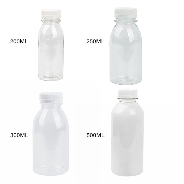 5 stk Tomme flasker Opbevaringsflaske 200ML 200ML
