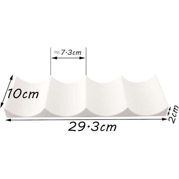 Pølseholder til Køleskab 2 stk. Flaskeholder Stabelbar Plastikflaskeholder Vinreol Flaskeholder til Køleskab Hvid/Grå